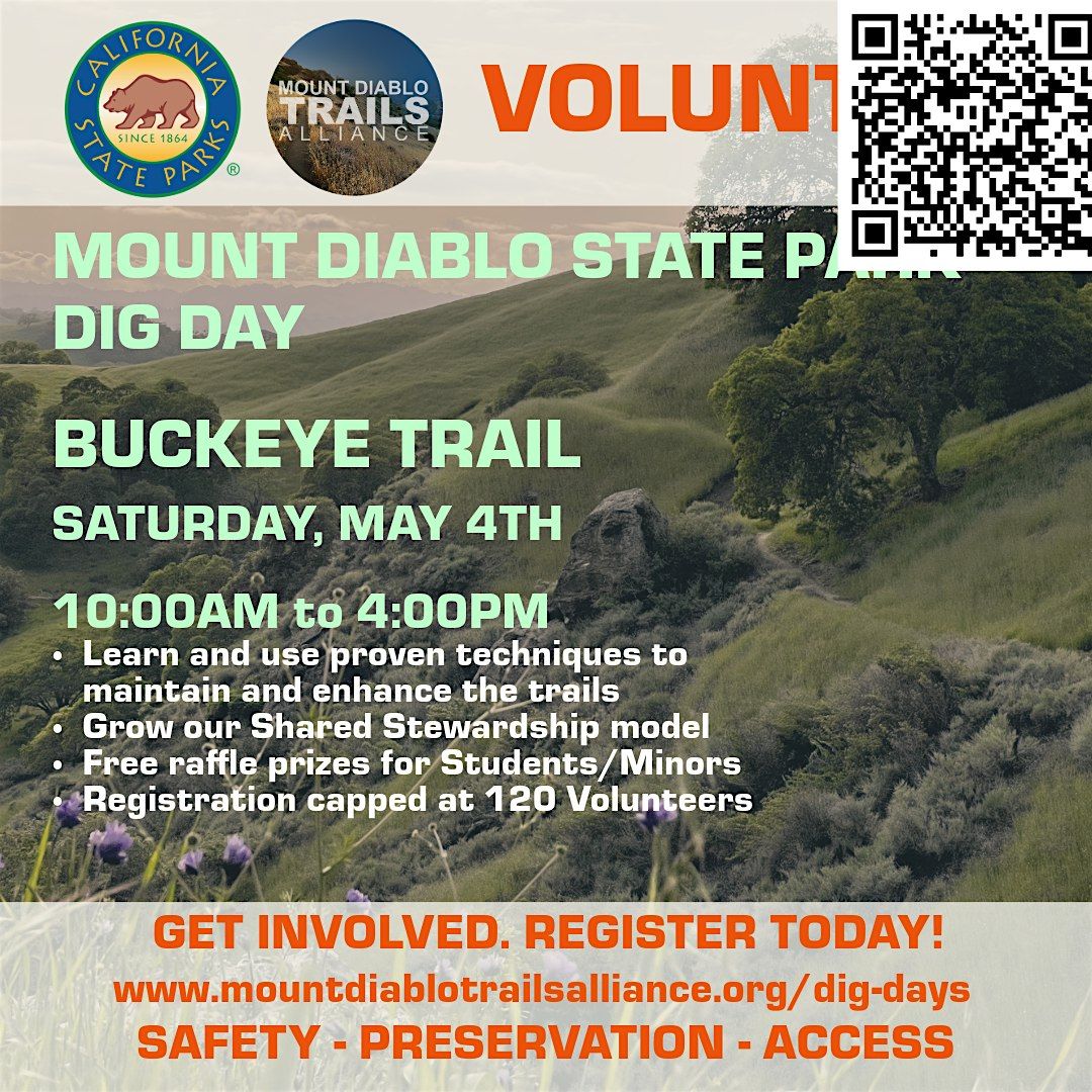 Buckeye Trail Dig Day - Mount Diablo State Park