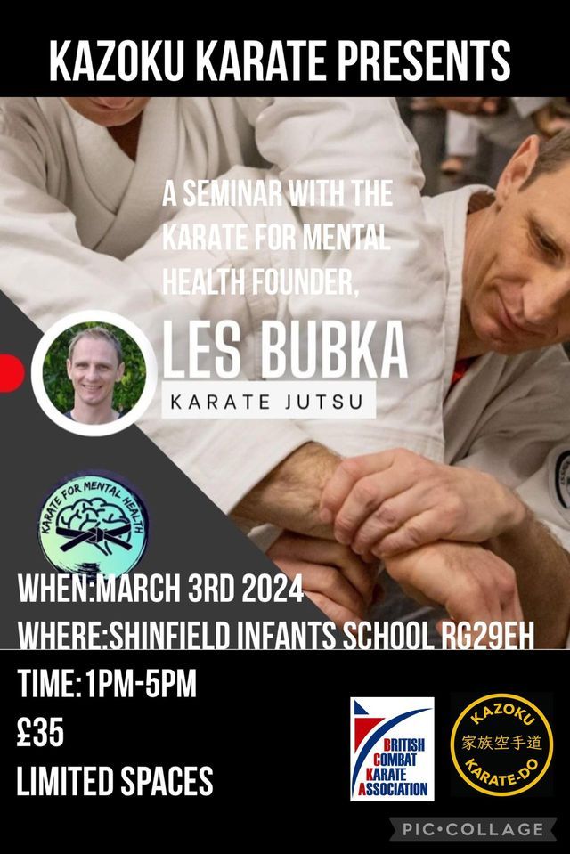 karate for mental health founder Les Bubka