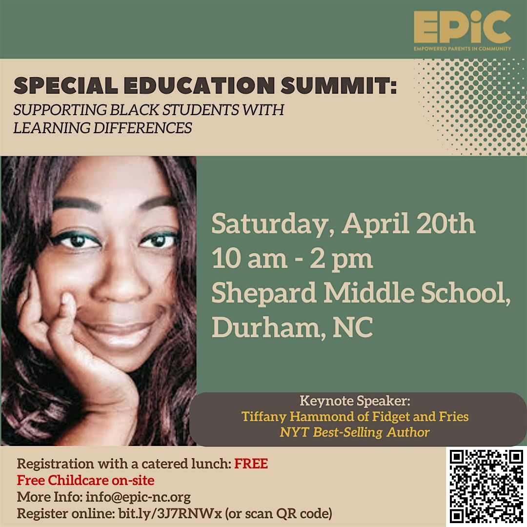 Special Education Summit: Supporting Black Students w\/ Learning Differences