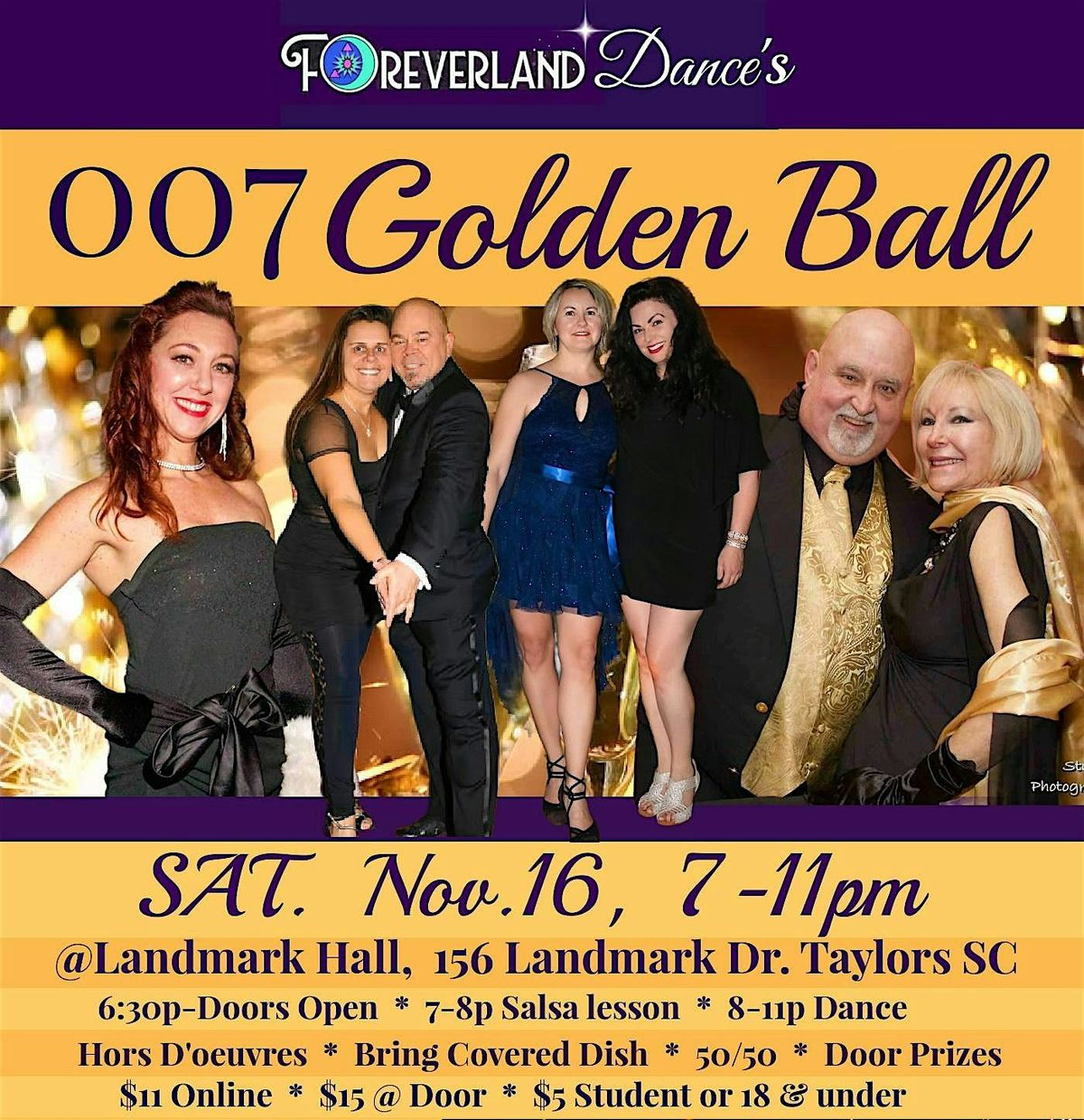 Foreverland's 007 Golden Ball - Dance like a BOND!  James Bond!
