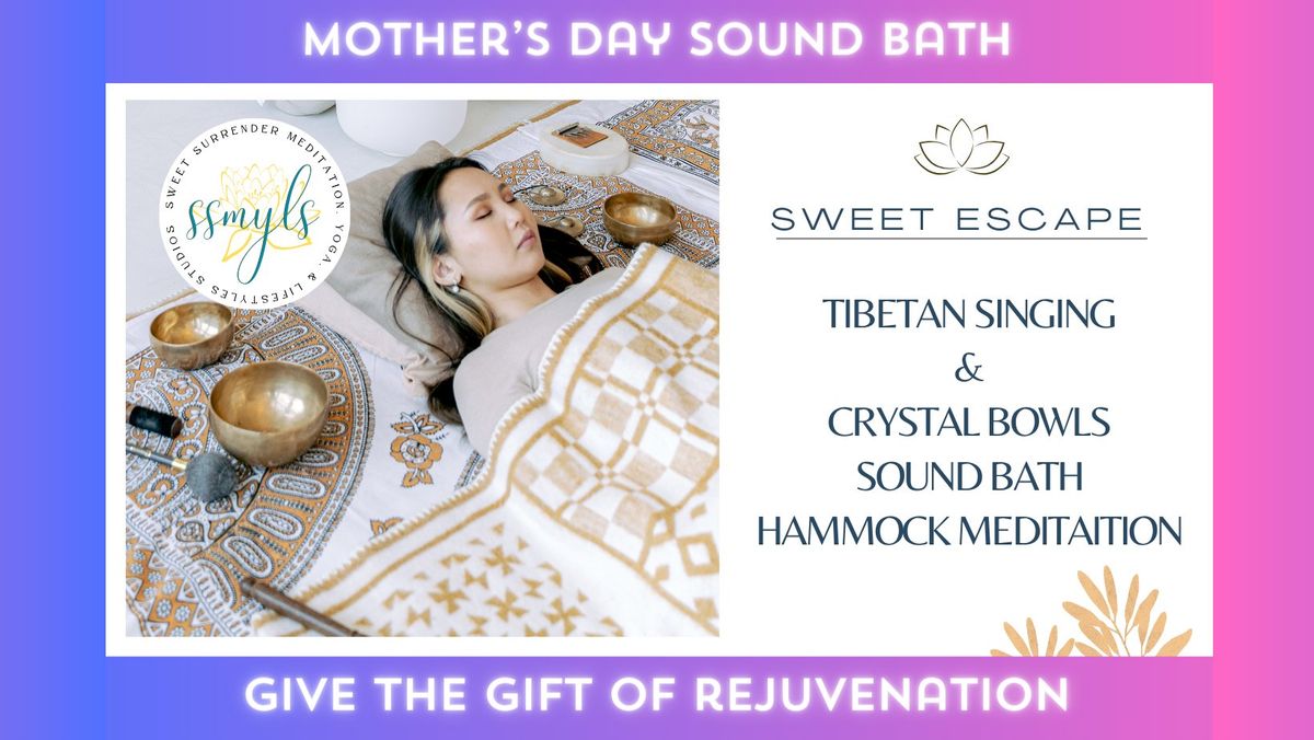 Mother's Day Sound Bath in a Silk Hammock