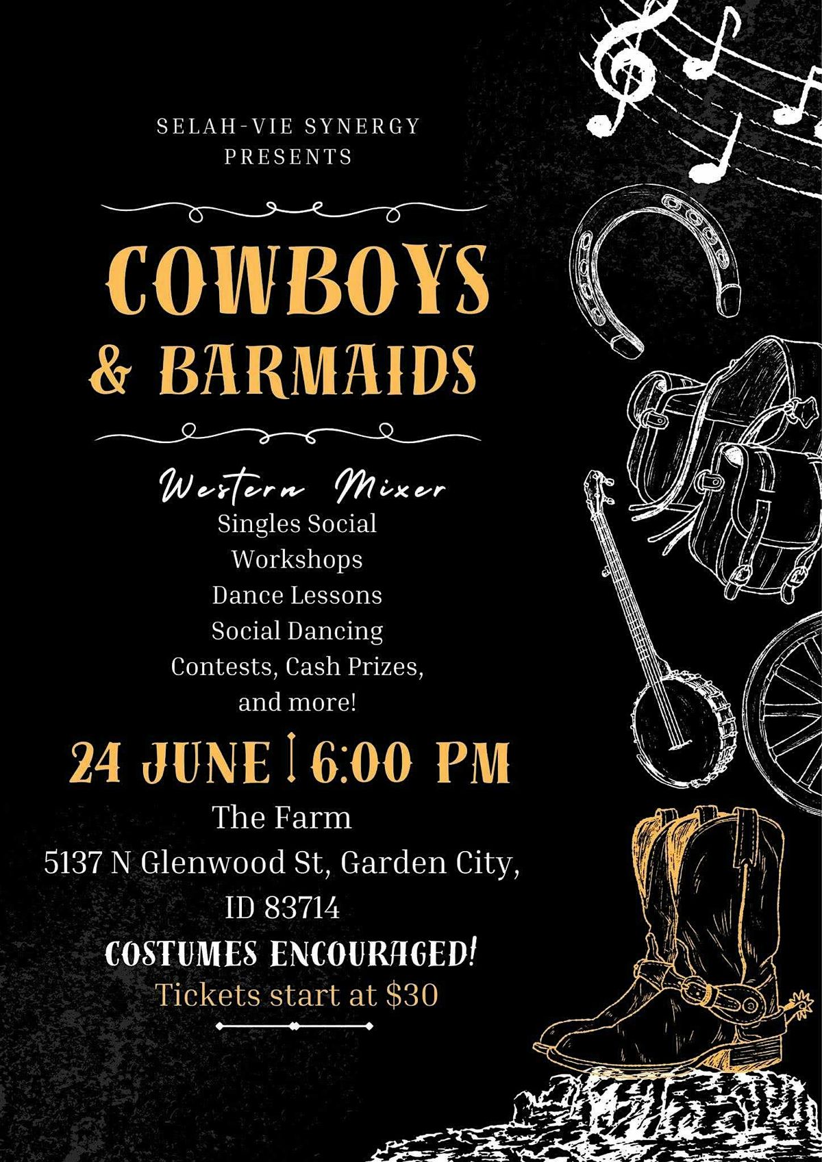 Cowboys and Barmaids Western Mixer
