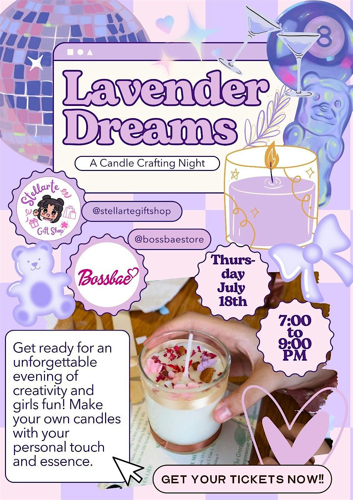 Lavender Dreams - A Candle Crafting Night