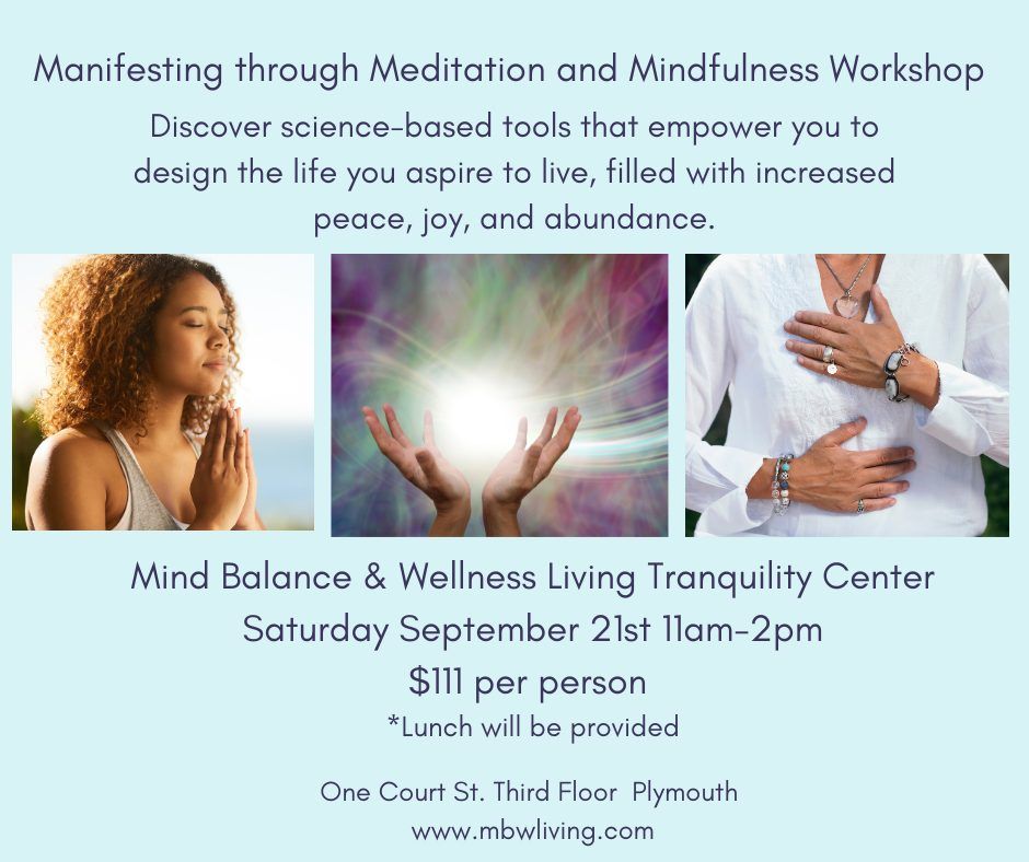 Manifesting through Meditation and Mindfulness Workshop