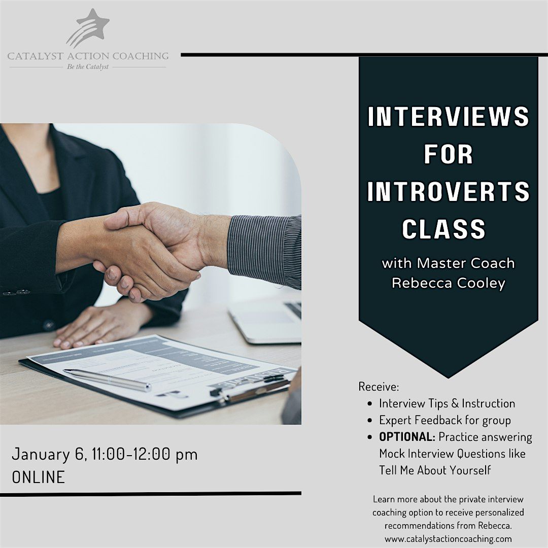 Interviews for Introverts (online)