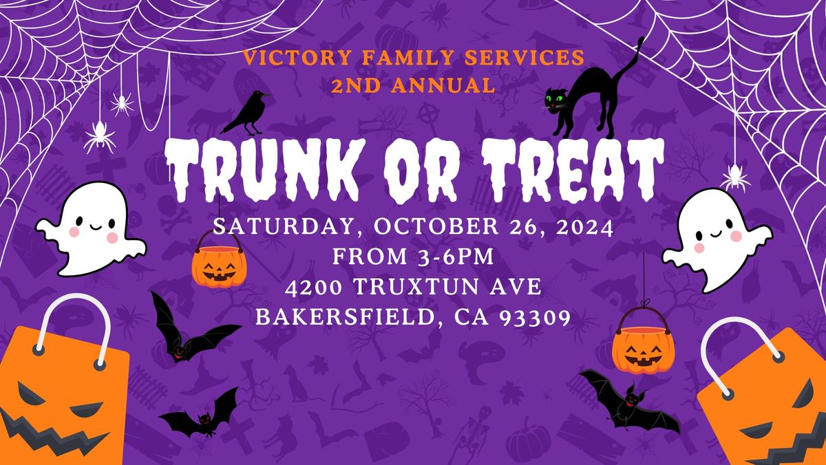 Victory Family Services 2nd Annual Trunk or Treat