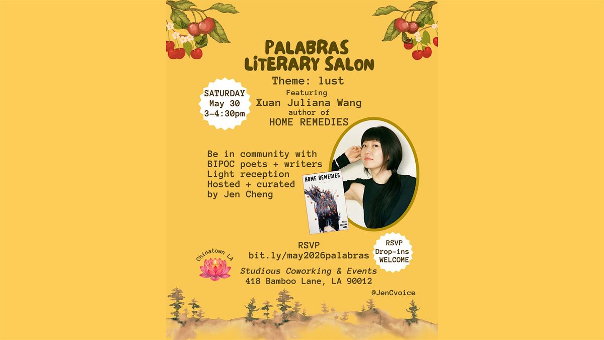 Palabras Literary Salon (May 2026 edition)