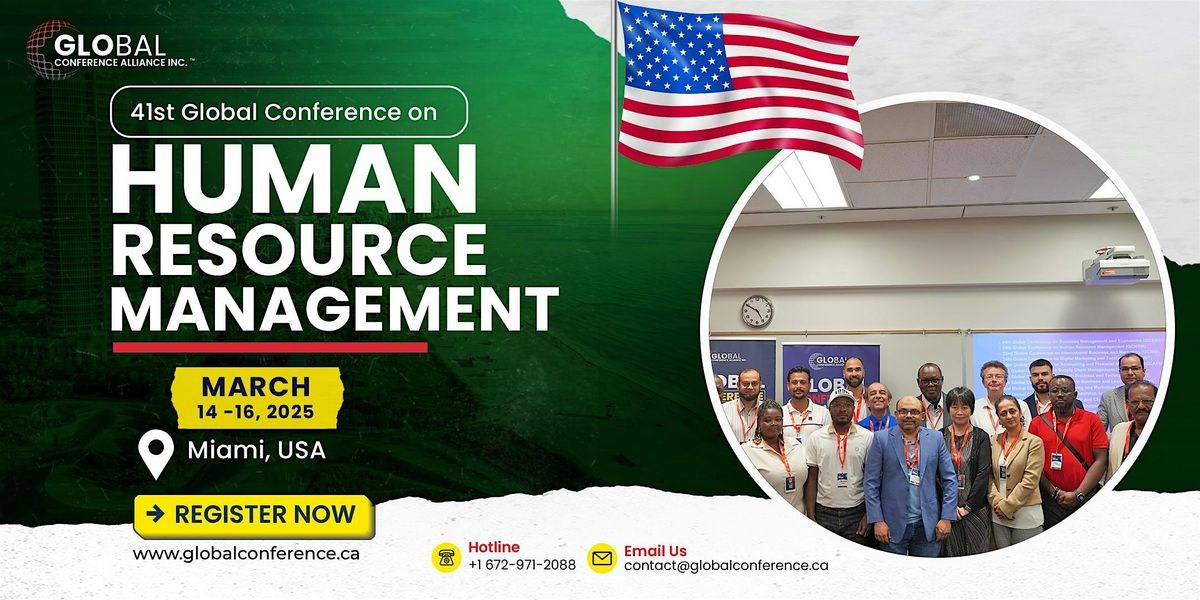 41st Global Conference on Human Resource Management (GCHRM)