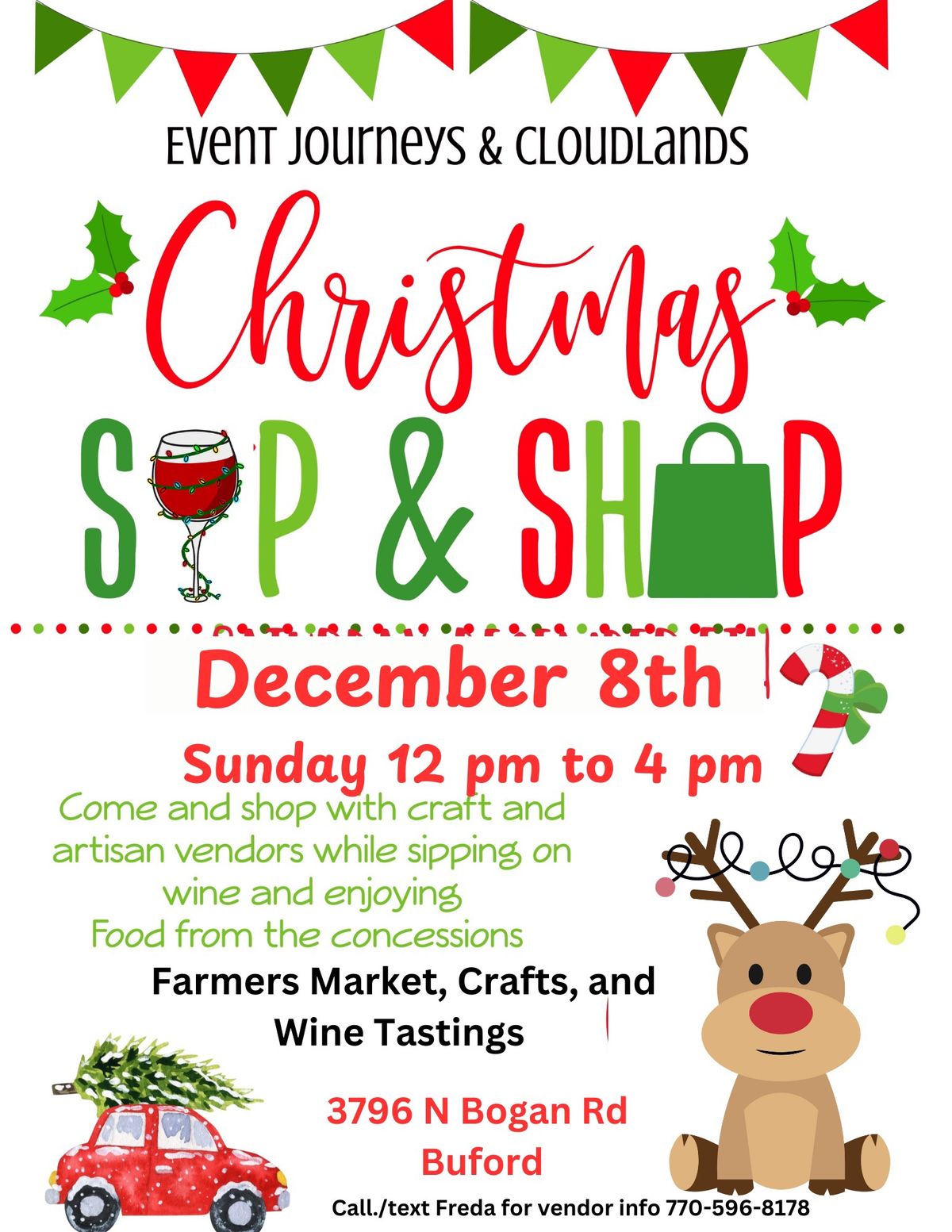 Christmas Sip and Shop Farmers Market 