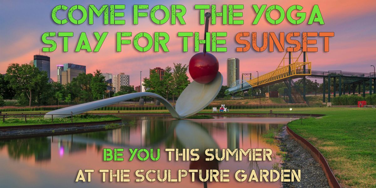 Thursday Sunset Yoga at the Sculpture Garden