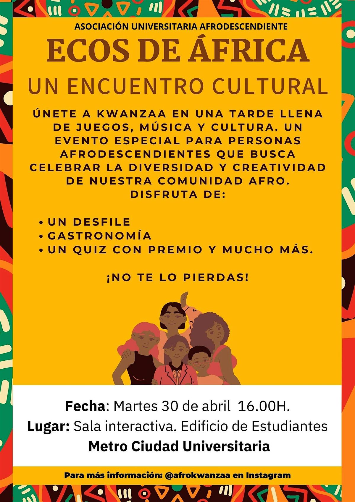 ECOS DE \u00c1FRICA: Un encuentro cultural.