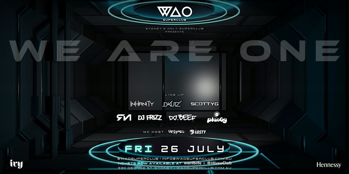 FRI 26 JUL - WAO SUPERCLUB @ IVY