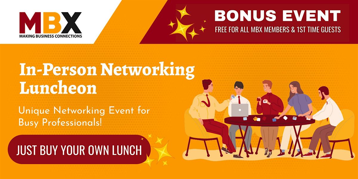 BONUS EVENT: York PA  In-Person Networking