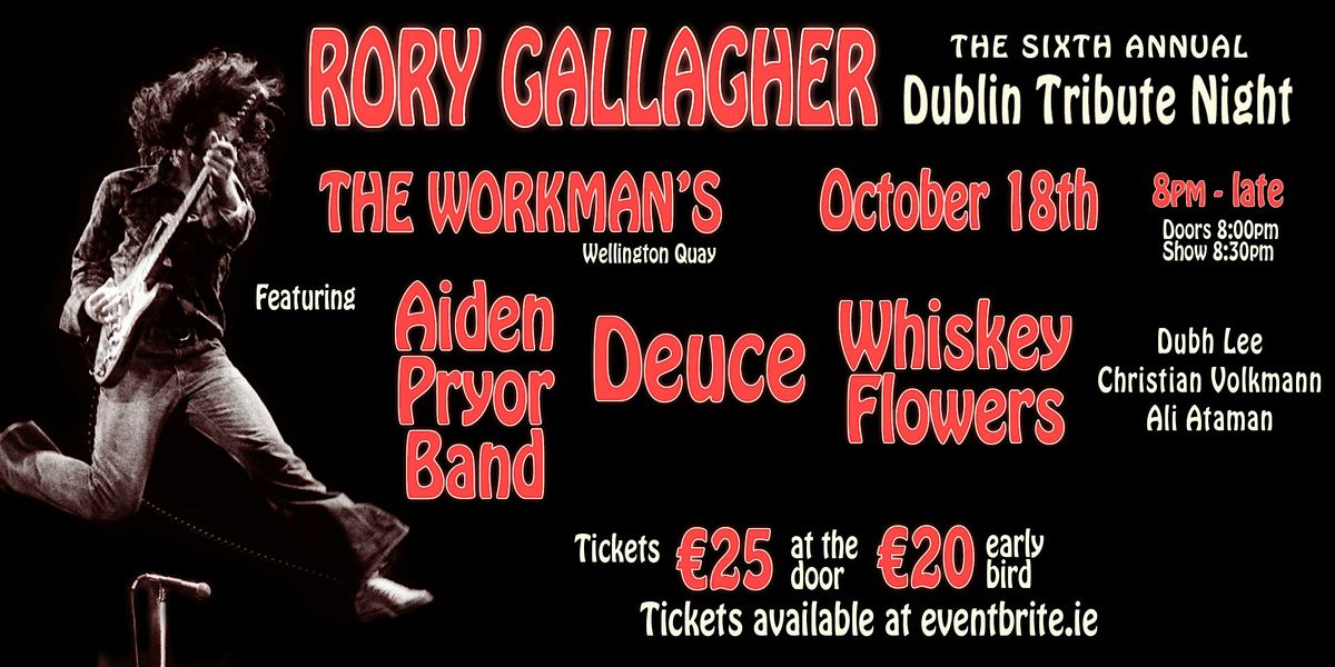 Rory Gallagher  Dublin  tribute night