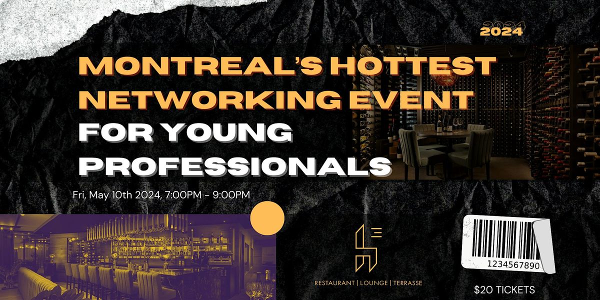 Montreal Networking Event For Professionals @ Lounge h3