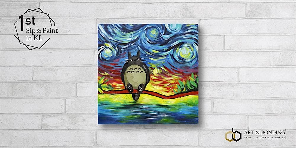 Sip & Paint Night : Totoro Van Gogh Edition