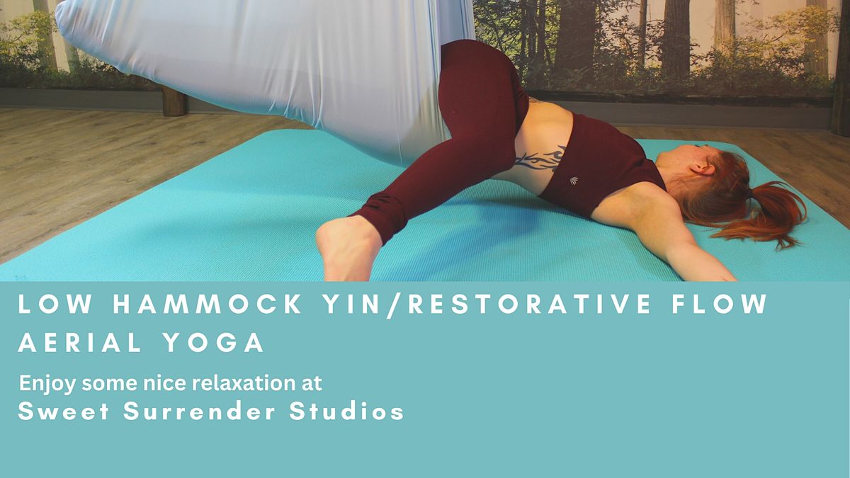 Low Hammock Yin\/Restorative Flow Aerial Yoga