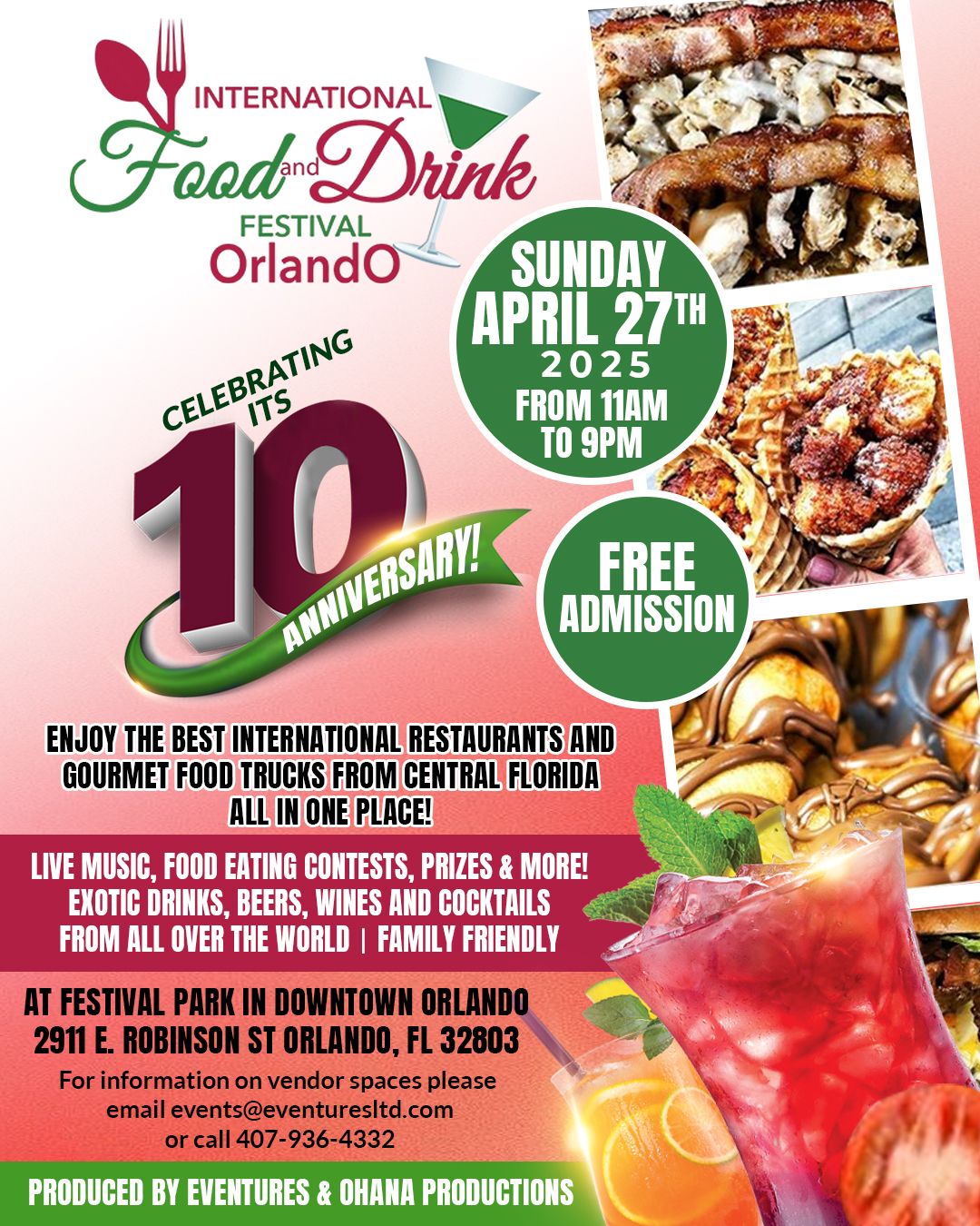 The International Food and Drink Festival at Downtown Orlando 2025