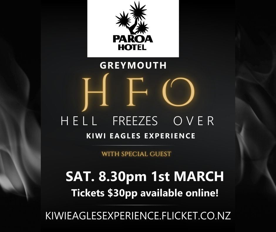 HFO Kiwi Eagles Experience | GREYMOUTH