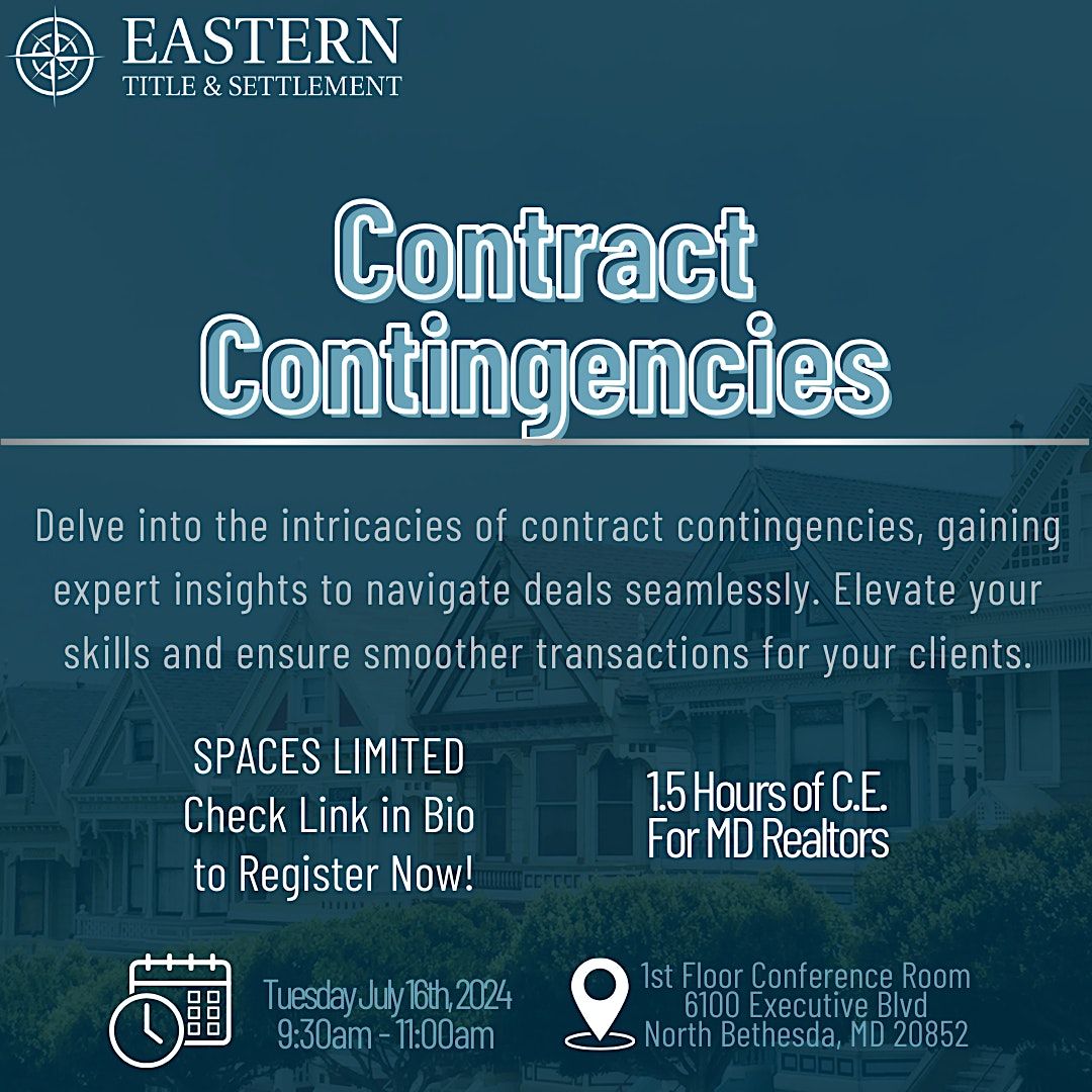 Contract Contingencies CE