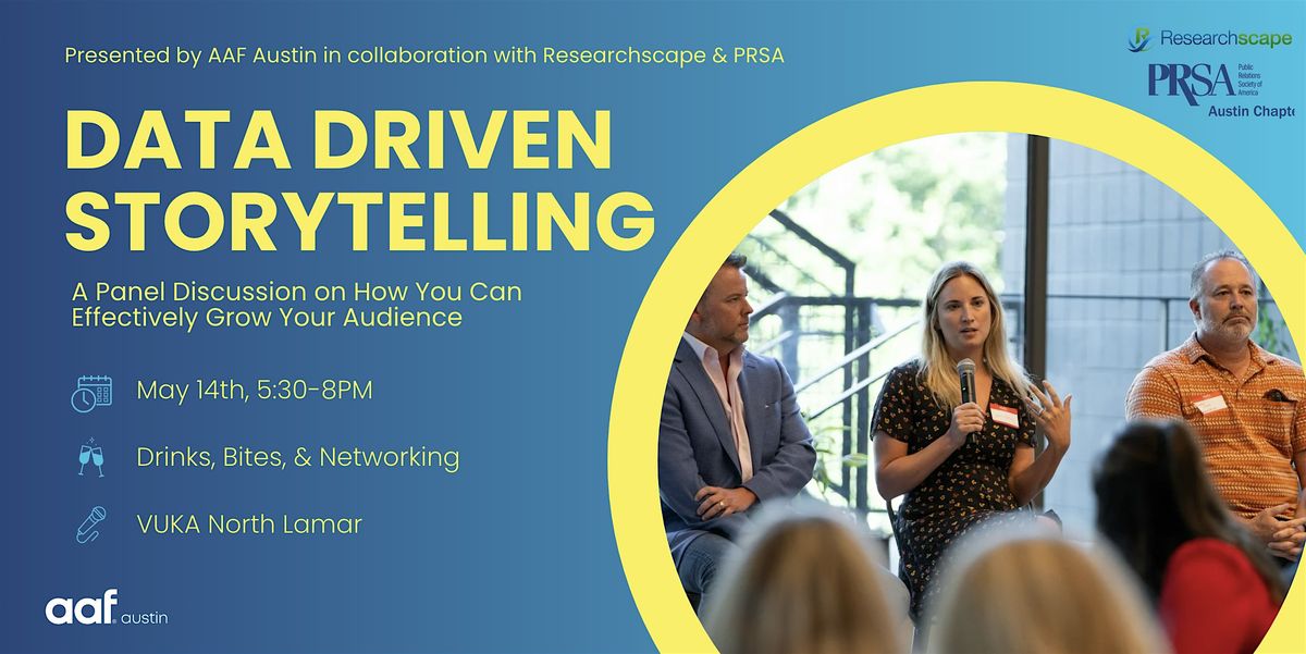 Panel Event: Data Driven Storytelling, How You Can Effectively Grow Your Audience