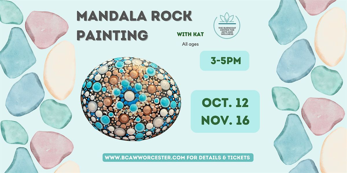 Mandala dot rock painting class