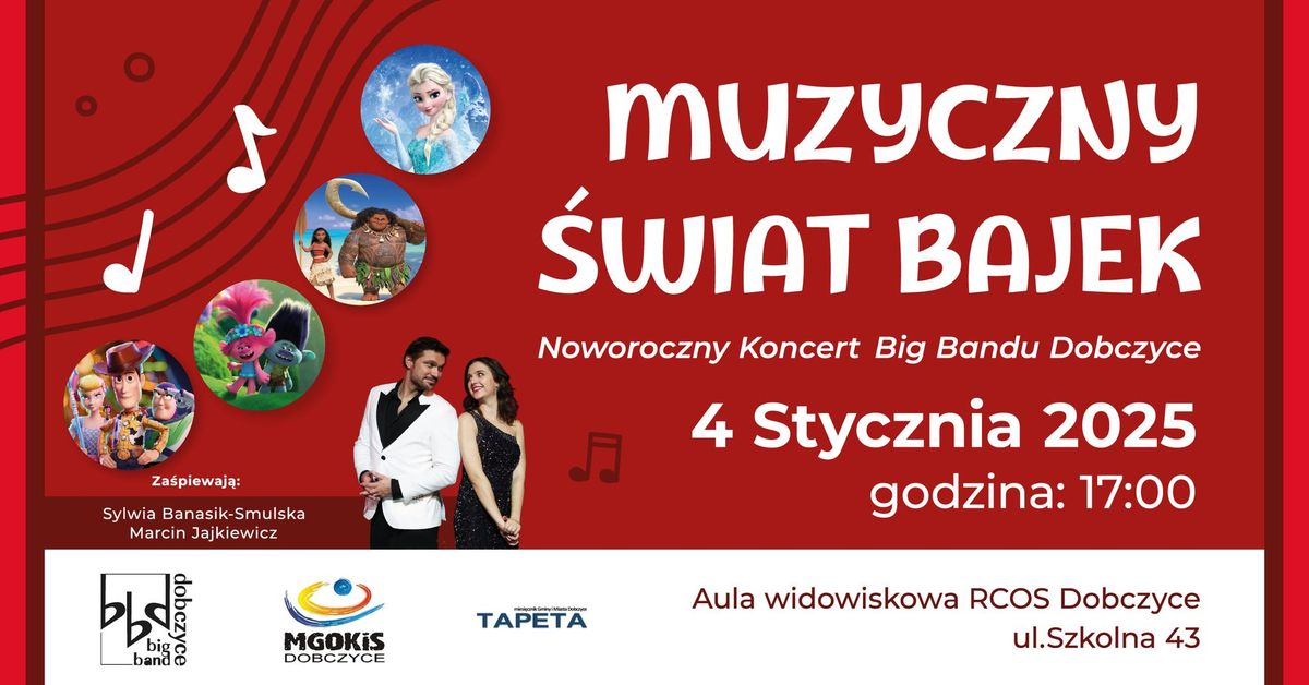 Muzyczny \u015awiat Bajek - Noworoczny Koncert Big Bandu Dobczyce