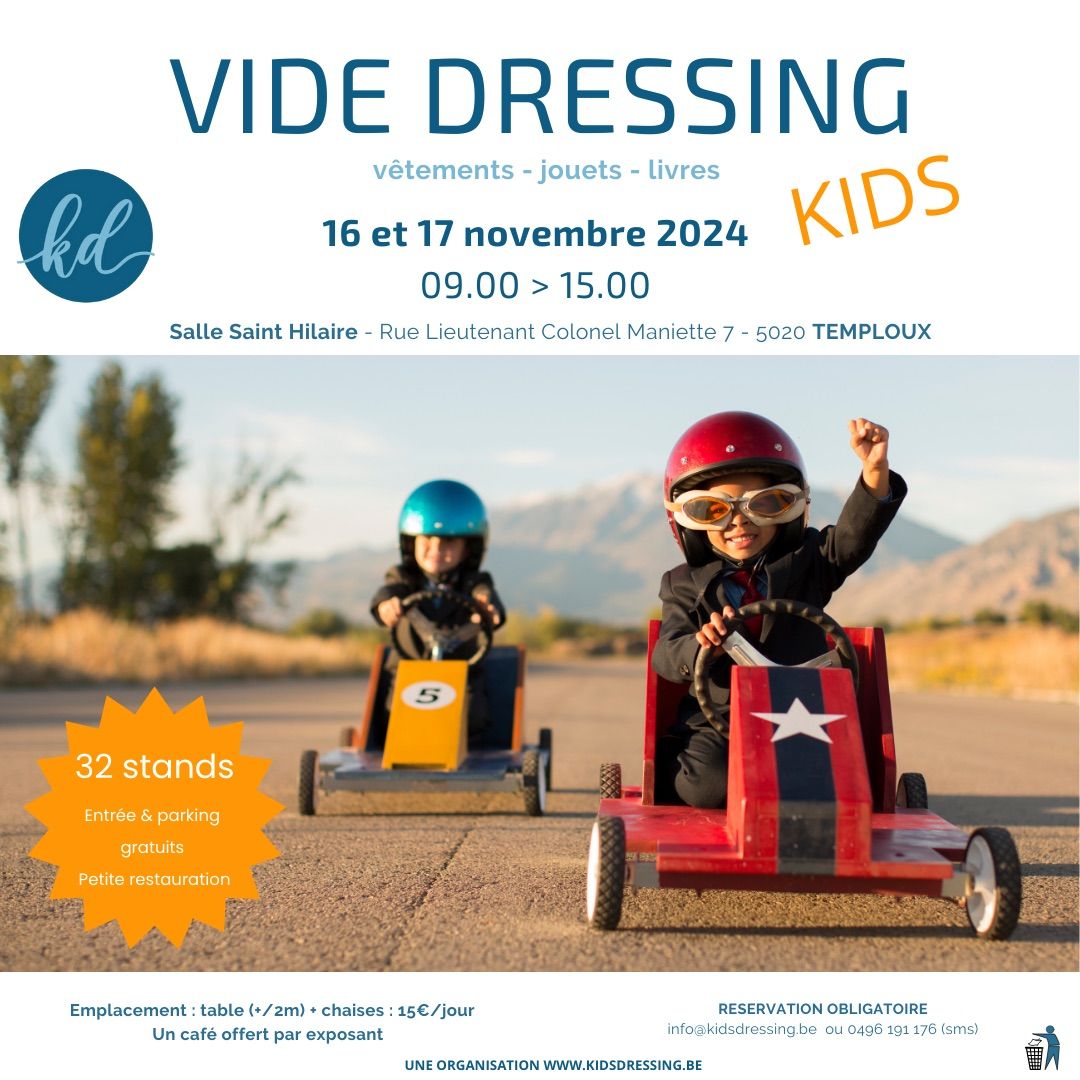 Vide dressing kids Temploux 