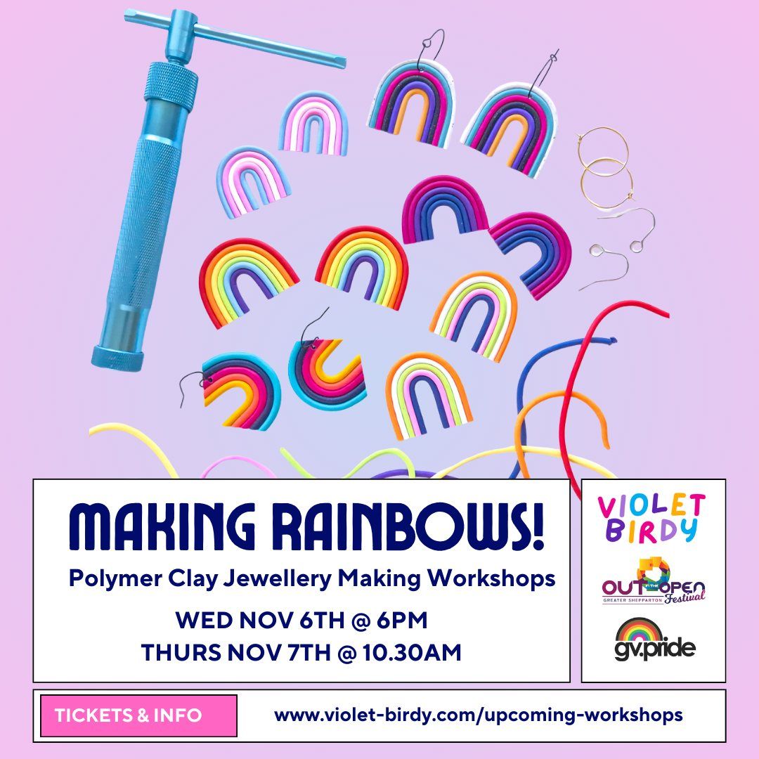 Making Rainbows at OUT in the OPEN Festival - Two Workshops!