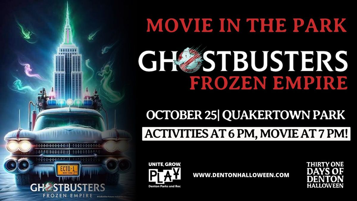 Movie in the Park: Ghostbusters: Frozen Empire