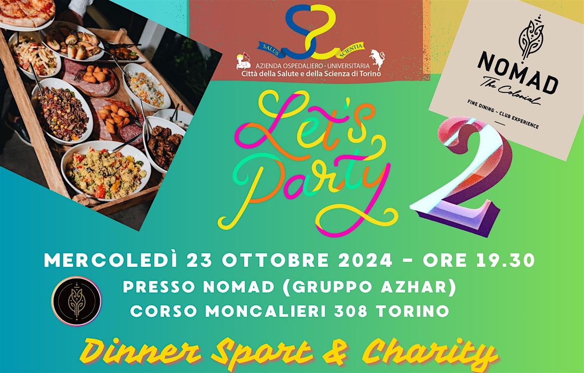 Dinner Sport & Charity - APERICENA CON MUSICA