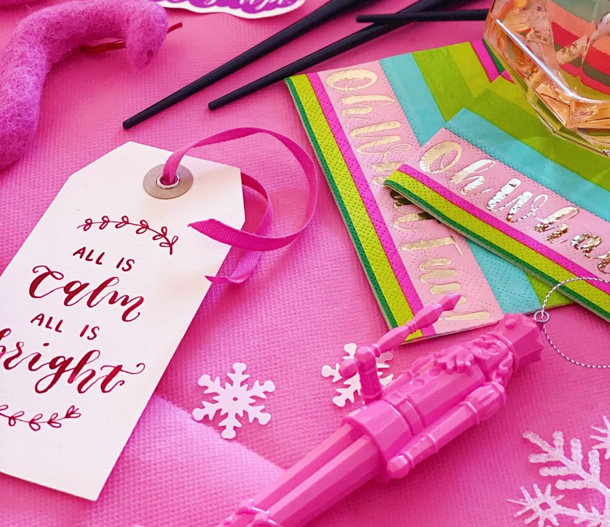 Beginner Calligraphy & Holiday Gift Tag Lettering at Neo Pizza Columbia