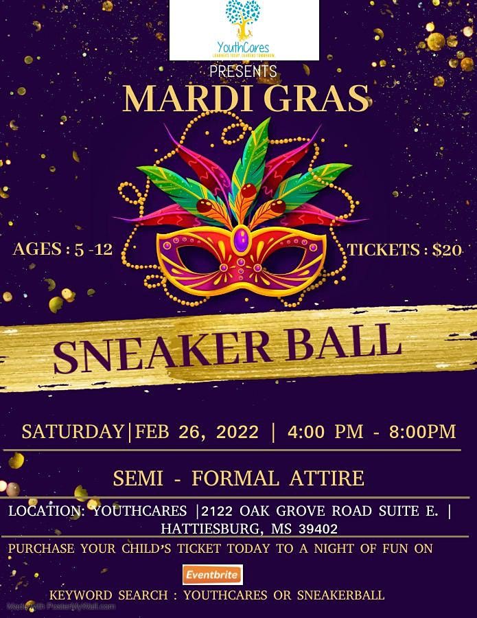 mardi gras sneaker gala