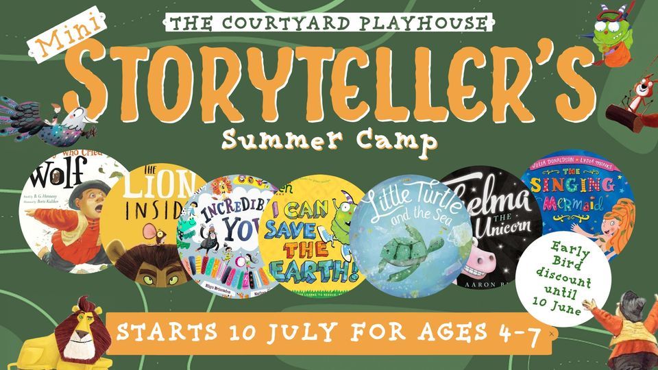 Mini Storytellers Summer Camp 2023 4-7 Years (Morning & Afternoon) - AUGUST