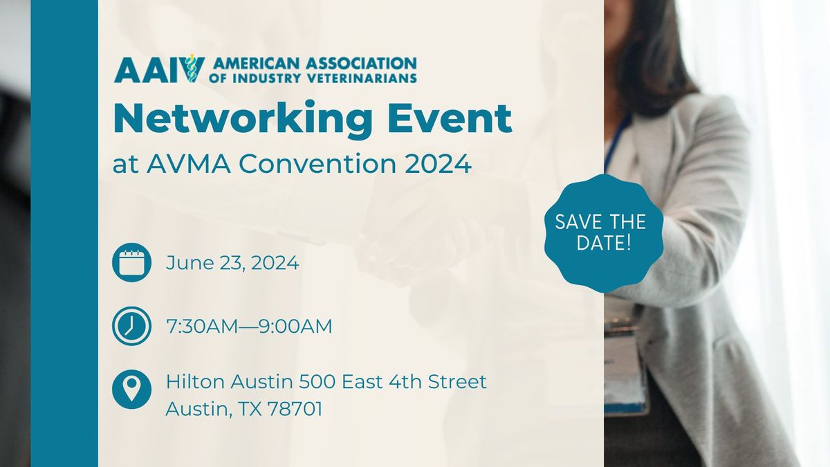 AAIV Networking Event at AVMA Convention 2024