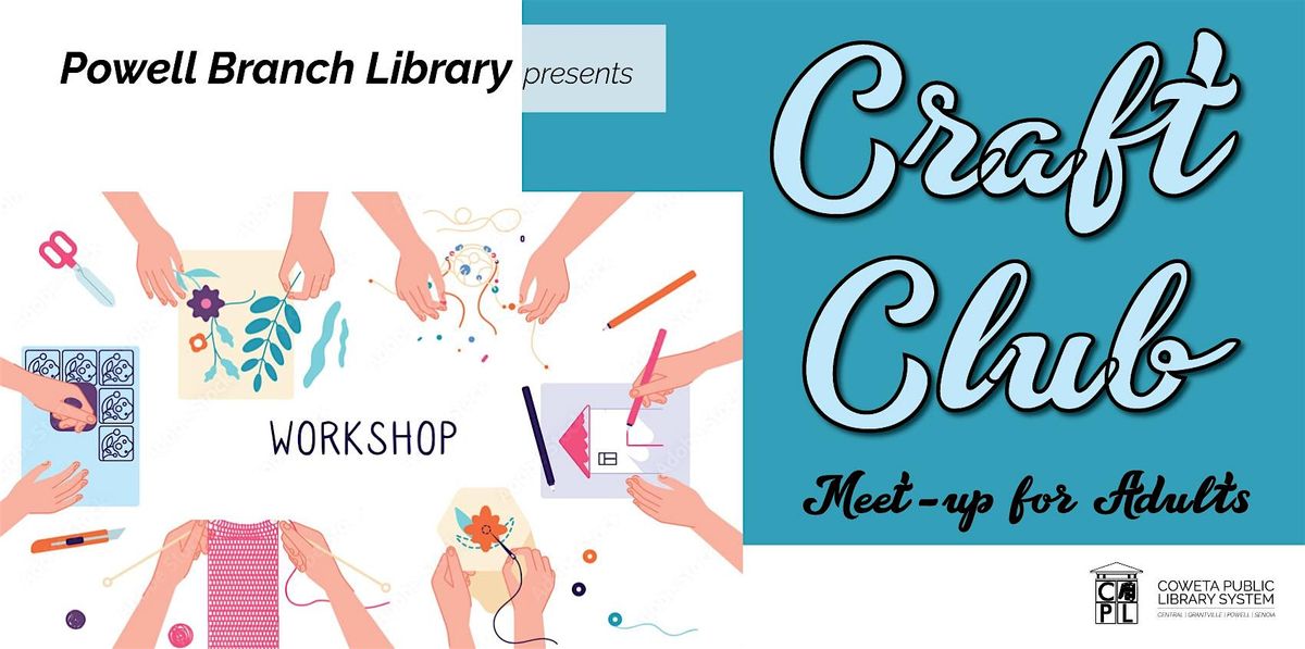 Craft Club for Adults