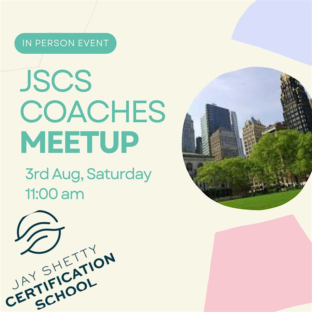 JAY SHETTY NY\/NJ CERTIFIED COACHES MEETUP