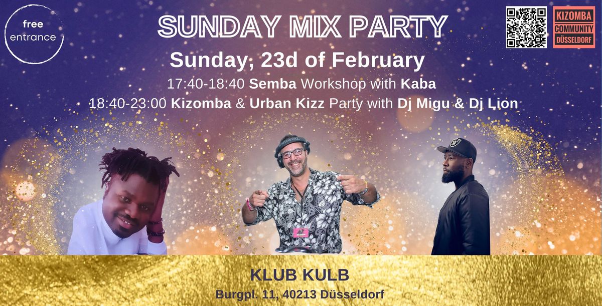 Sunday Mix Party in D\u00fcsseldorf - Kizomba & Urban Kizz