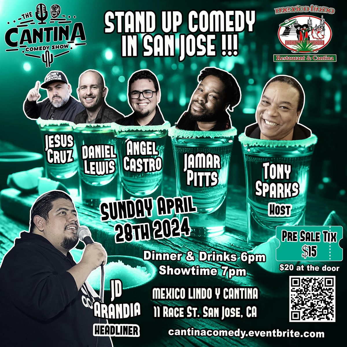 The Cantina Comedy Show at Mexico Lindo Restaurant