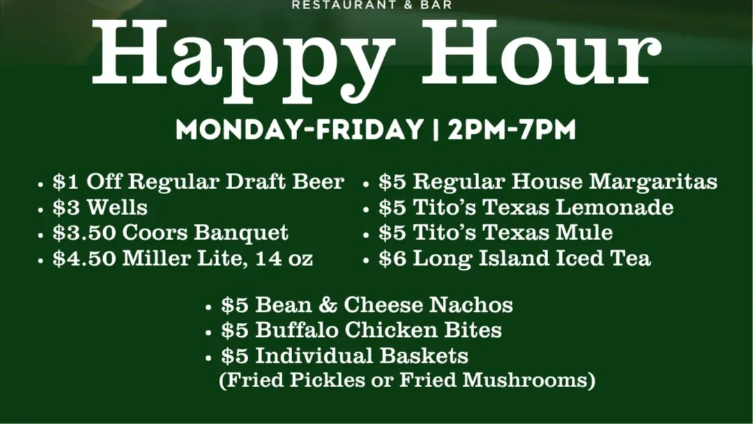 Happy Hour and Burgers