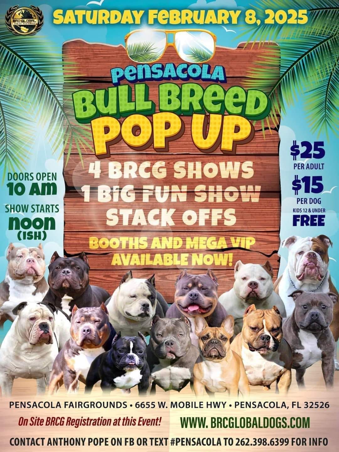 BRC Global Pensacola Bull Breed Pop Up