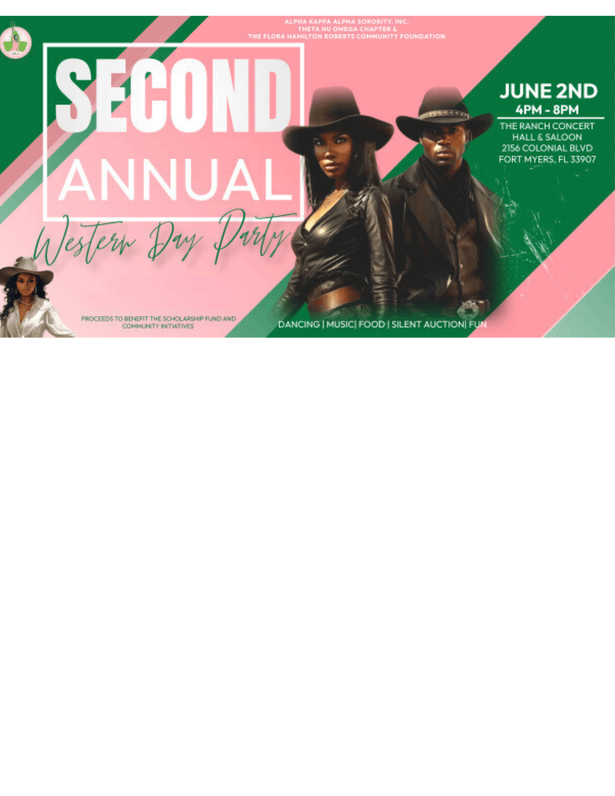 Theta Nu Omega's 2nd Annual Western Day Party
