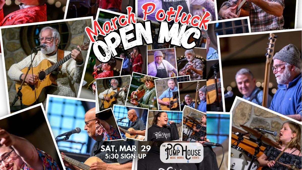 March Potluck Open Mic