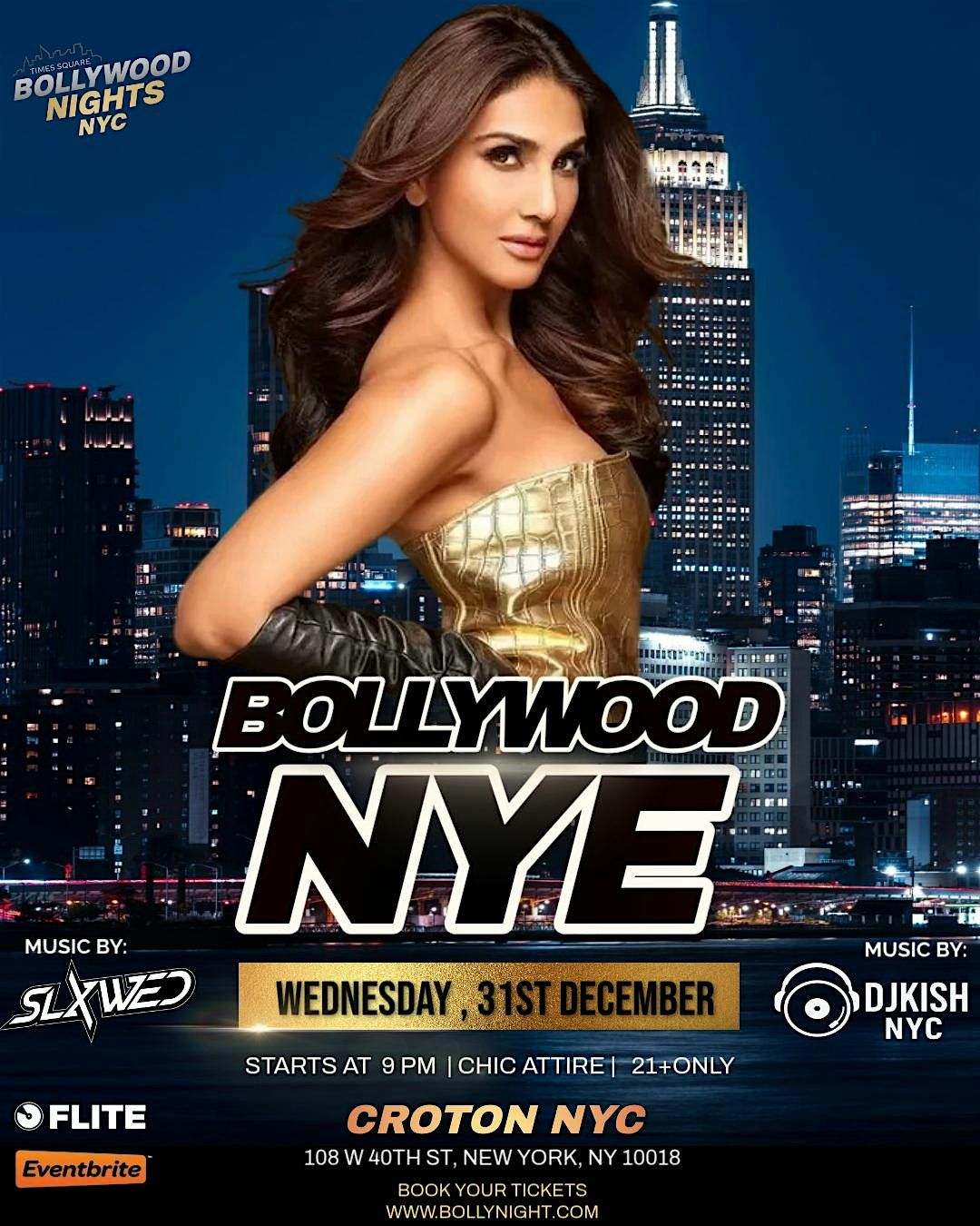 New Year Eve 2026  Bollywood Nights @ Croton NYC