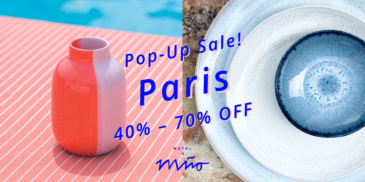 Vente de c\u00e9ramiques \/\/ Pop-Up Sale Paris