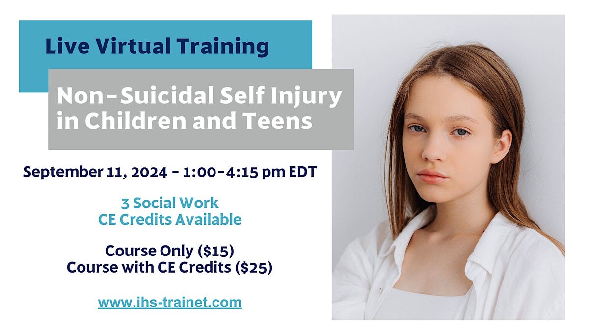 Non-Suicidal Self Injury in Children and Teens