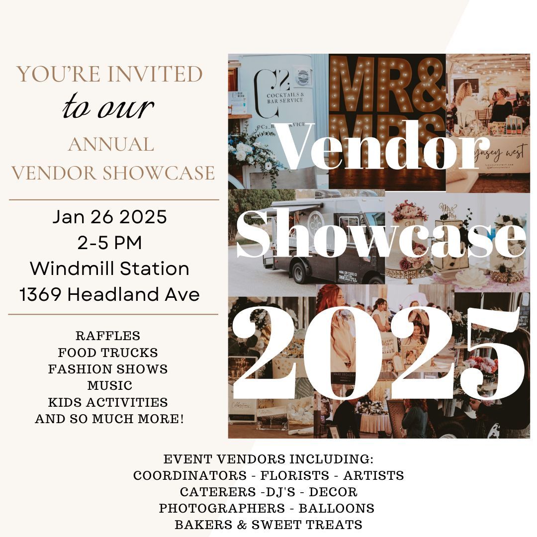 2025 Vendor Showcase at Windmill Station in Dothan AL