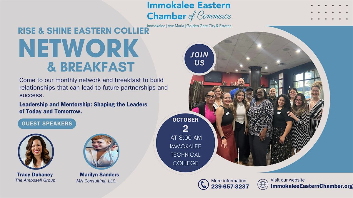 Rise & Shine Eastern Collier Network & Breakfast