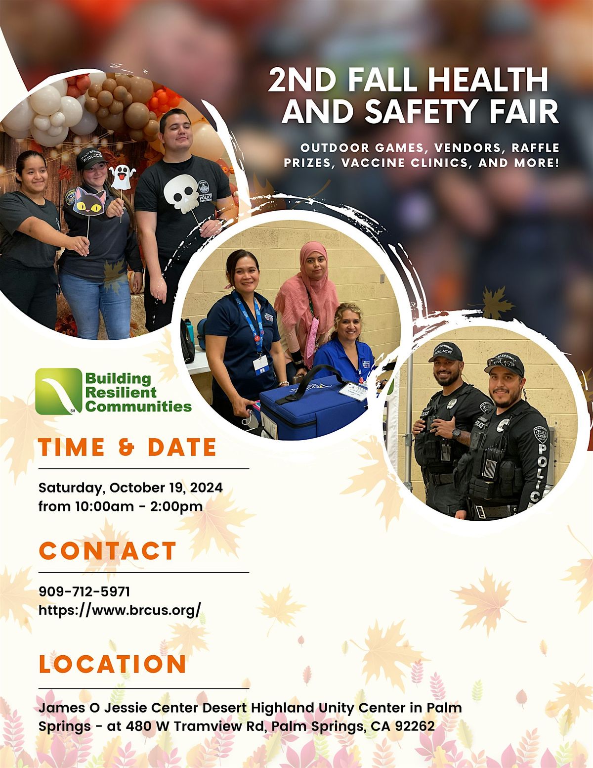 2nd Annual Fall Health and Safety Fair