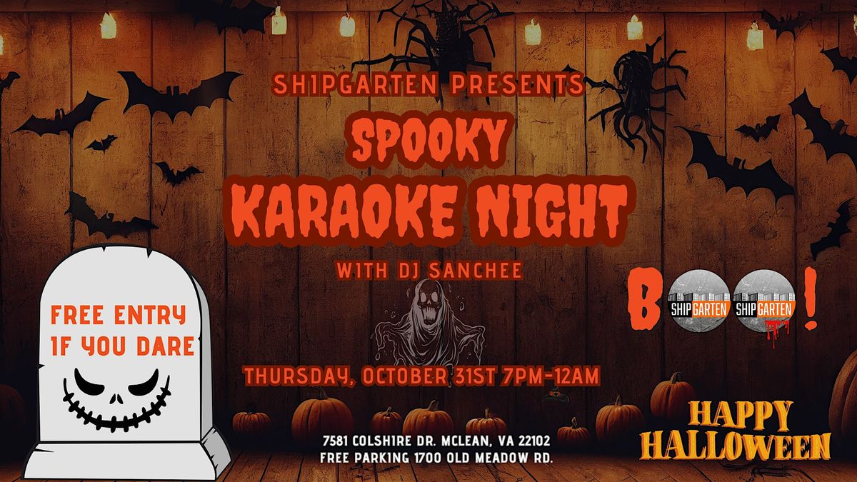 Spooky Karaoke Night